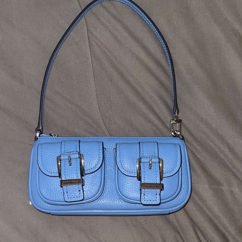 NWT Michael Kors Zoe Small Convertible Pouchette Bag - Picture 4 of 6